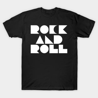 rock and roll geometric T-Shirt